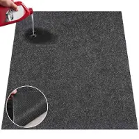 Vevor Garagemåtte, 2,28 x 6,1 M Vandtæt Beskyttelse mod Vand, Sne, Regn, Mudder og Olie til Biler, Skridsikker Robust Indkapslingsmåtte med TPE Anti-Lækage Bagside &amp; Nem at Rengøre &amp; Skærbar