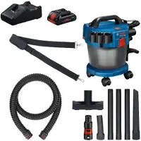 Bosch Gas 18v-10 L +1xpc18v 4.0ah+gal Industriel Støvsuger