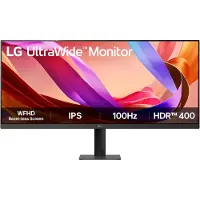 LG UltraWide 34U511A-B - LED-skærm - 34 - 2560 x 1080 UWFHD @ 100 Hz - IPS - 400 cd/m² - 1000:1 - DisplayHDR 400 - 1 ms - HDMI, DisplayPort - sort