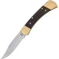 Buck 110 Slim Heritage Brass