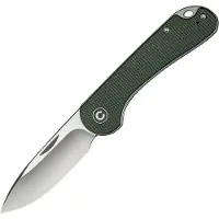 CIVIVI Elementum Slip Joint C18062AJ-2 Satin, Green Micarta, slipjoint pocket knife