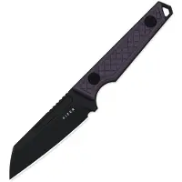 Kizer Cutlery Vanguard Phasmids 1079A1 Black AEB-L, Purple G10, fixed knife, Johan Jordaan design