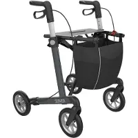 Rehasense Server rollator - Antracitgrå - Udendørs rollator - Indendørs rollatorer - Udendørs rollator + Indendørs rollator