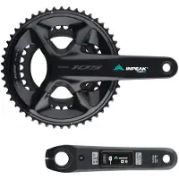 Inpeak Twin2 Shimano Ultegra Fc-r8100 Kranksæt Med Effektmåler