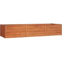 vidaXL højbed 240x80x45 cm cortenstål rustfarvet