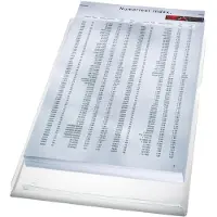 Leitz - L-formet mappe - for A4 (210 x 297 mm) - kapacitet: 200 ark - klar