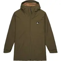 Quiksilver - Jakker - Overcast 3K Parka Grape Leaf til UnisexNylon - Størrelse S - Kaki