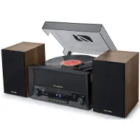 Muse MT-120 MB, Home audio midi system, Vejledning, Sort, Transparent, Træ, 33,45,78 rpm, 45 rpm, FM