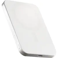 ZENS Slim Qi2 Aluminium Powerbank 5000 mAh - White - 5000 mAh