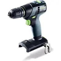 Festool TXS 18-Basic, Skruemaskine, Pistolhåndtag, Borepatron til hurtig frigivelse, Sort, Grøn, Børstefri, Bælteklips