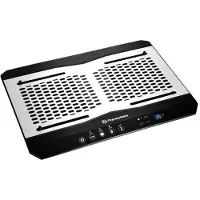 Thermaltake Massive TM - Blæser til notebook - med 2-port USB-hub - 120 mm - sort