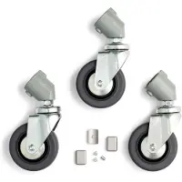 Manfrotto hjul til stativ, Ø80 mm, til 22 mm