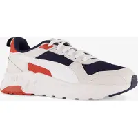 Puma Trinity 2 Sneakers Youth, Shoes, Navy/White/Feather Gray, 37