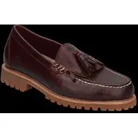 Timberland Timberlandtil mænd. TB0A2MSCEIW1 Bordeaux Authentic Kiltie lædermokasiner (45 W), 1-3 cm, Ingen, Casual, Rødbrun, Klassisk