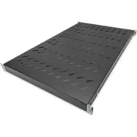 Digitus - Rackhylde - RAL 9005, sort - 1U - 19