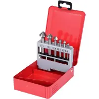 Ks Tools 336.0416 336.0416 Kegle- og slibeforsænker 6.3 mm, 8.3 mm, 10.4 mm, 12.4 mm, 16.5 mm, 20.5 mm HSS-Co 5 Cylinderskaft 1 stk
