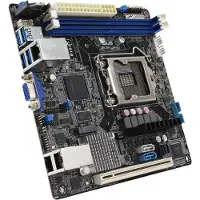 Asus P12R-I - Bundkort - mini ITX - LGA1200 sokkel - C252 Chipset - USB 3.2 Gen 1 - 2 x Gigabit LAN - onboard grafik