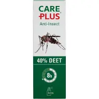 Care plus - Insektbeskyttelse - Anti insect Deet spray 40% 100ML til Unisex - Grøn