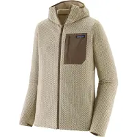 Patagonia - Vandretøj - M's R1 Air Full-Zip Hoody Pelican til UnisexUld - Størrelse M - Beige