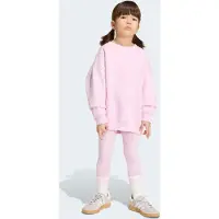 Adidas Originals Sæt 'OVERSIZED CREW LEGGINGS' lyserød