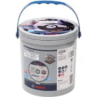 Bosch Pro Stainless Steel & Metal 125 X 1 X 22.23 Mm Metalskæreskive 100 Enheder