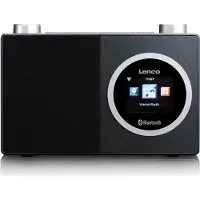 Lenco DIR-70 - Netværksaudioafspiller - 3 Watt (Total) - sort