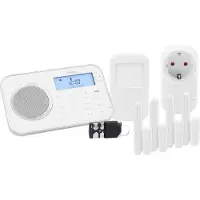 Olympia ProHome 8762 - Hjemmealarmsystem - trådløs - Mobil - 802.11b/g - 2.4 Ghz, 868.5 MHz - hvid