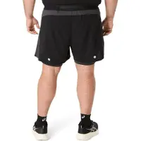 Asics Sportsbukser 'Road' grå / sort