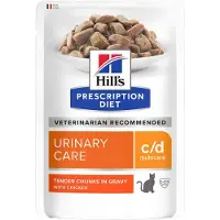 Hill's Pet Nutrition Prescription Diet c/d Multicare Kattefoder - Vådfoder - Kylling - 48 x 85 g