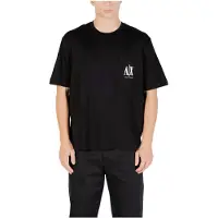 Armani Exchange A|X Armani Exchangetil mænd. XM000366AF12308UC001 Relax T-shirt sort (L), Casual, Bomuld, Korte ærmer