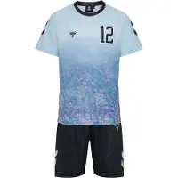 Hummel Træningssæt - hmlSHIMMER - Skyway/Sort - - 7 år (122) - Træningssæt