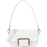 Valentino Skuldertaske 'Sac Bandoulière Thetis Blanc Femme Bianco' hvid