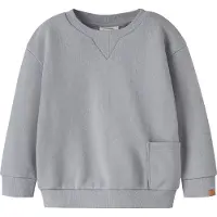 Lil´ Atelier Sweatshirt - NmmJobo - Sleet - - 3 år (98) - Sweatshirt