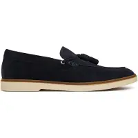 BOSS Ruskindsloafers med kvast