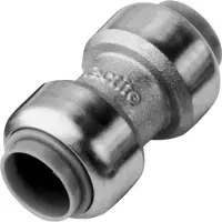 Roth rustfri indstiksfitting samlemuffe 18 mm