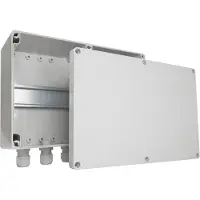 Profort Kasse IP65, for multiGuard DIN4, DIN6 og DIN9. Med DIN-skinne. 240x160x90mm.