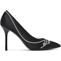 Karl Lagerfeld Pumps ' SARABANDE SIGNIA ' sort / perlehvid