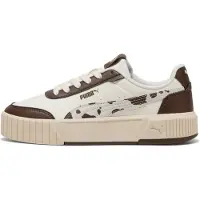 Puma Carina Mia Wild Sneakers Women, Shoes, White/Chestnut Brown, 37