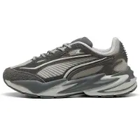 Puma RS Surge Hairy Suede Sneakers Unisex, Shoes, Smokey Gray/Cool Dark Gray, 46