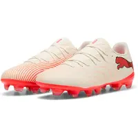 Puma FUTURE 9 PLAY FG/AG Football Boots Unisex, Men, Sugared Almond/White/Ultra Red, 42.5