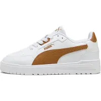 Puma Shuffle Downtown Sneakers Unisex, Shoes, White/Kona Brown, 37.5