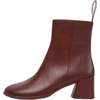 Camper Campertil kvinder. K400798-007 Botines de piel Kora burdeos (38), Læder, 5-8 cm, Ingen, Klassisk, Burgund