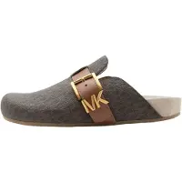 Michael Kors Michael Korstil kvinder. 40T6GRFP1B Greta sko med brunt logo (40), Fast, Ingen, Casual