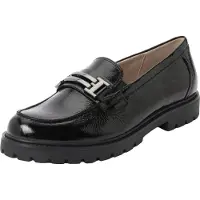 Caprice Slipper, black, made of Leather, Size 41