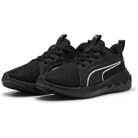 Puma SOFTRIDE Carson Running Shoes Youth, Shoes, Black/White, 35.5