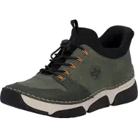 Rieker Snørestøvletter khaki / orange / sort