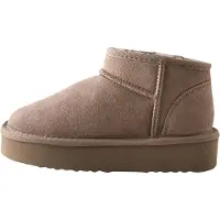 Next Snowboots lysebrun