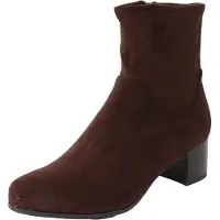 Caprice Bootie, brown, made of Textiles with Block heel, Size 42