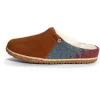 Minnetonka Pantoletter 'Tahoe' ensian / cognac / bordeaux