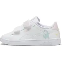 Puma Smash 3.0 Dino Sneakers Kids, Shoes, White/Powder Pink, 27.5